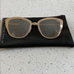 Quay Australia Gold Sunglasses